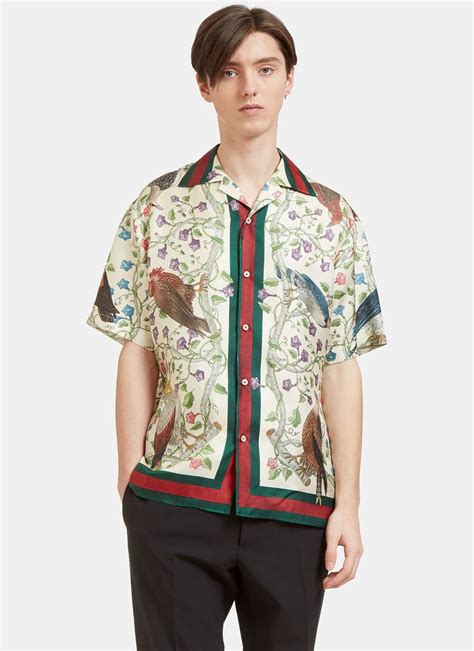 gucci mens short sleeve shirt|button down gucci shirts.